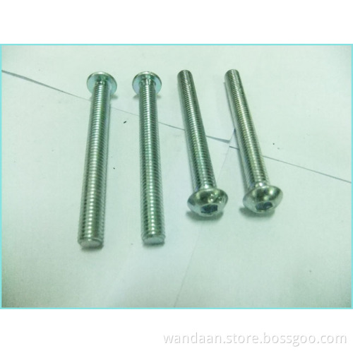 Long Ss Screw with Thread and Cross Cap